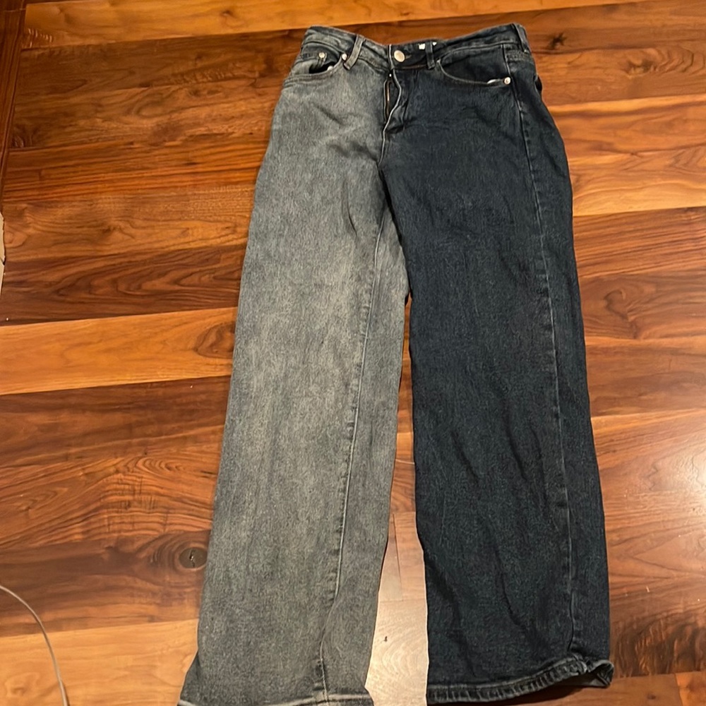 Cute half and half jeans